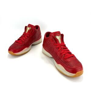 Nike Kobe X 10 Mid EXT 2015 Basketball Shoes Men Sz 13 University Red 802366-600